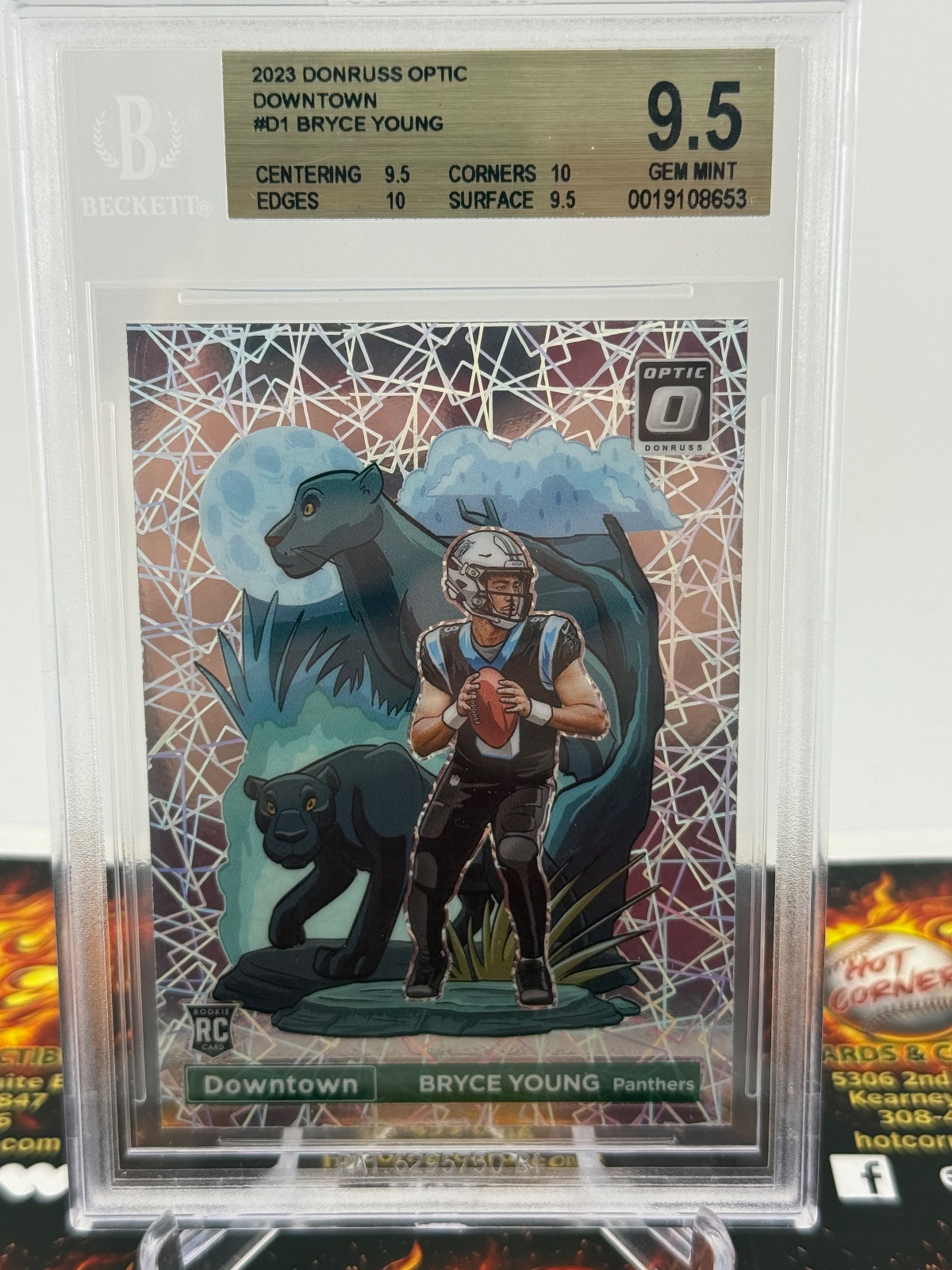 2023 Bryce Young Donruss Optic Downtown #D-1 BGS 9.5