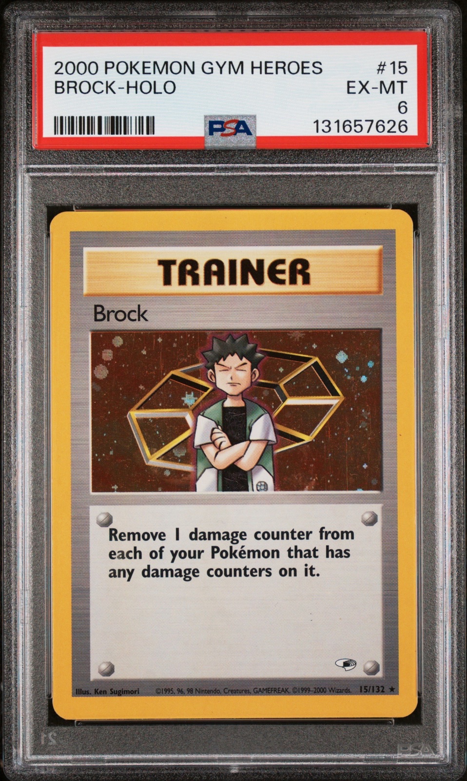 2000  2000 BROCK-HOLO #15/132 PSA 6