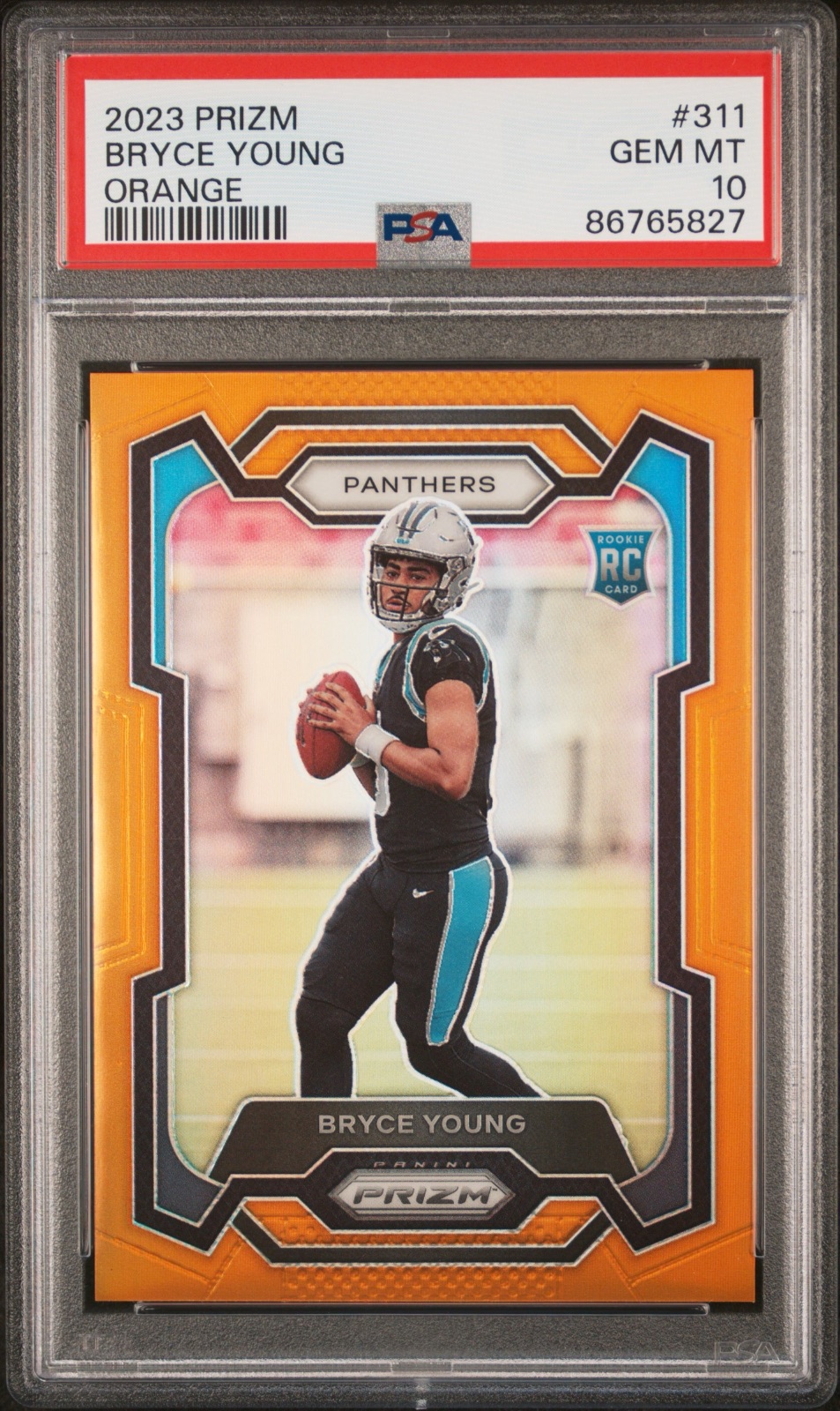 2023 Bryce Young Prizm Orange #311 PSA 10