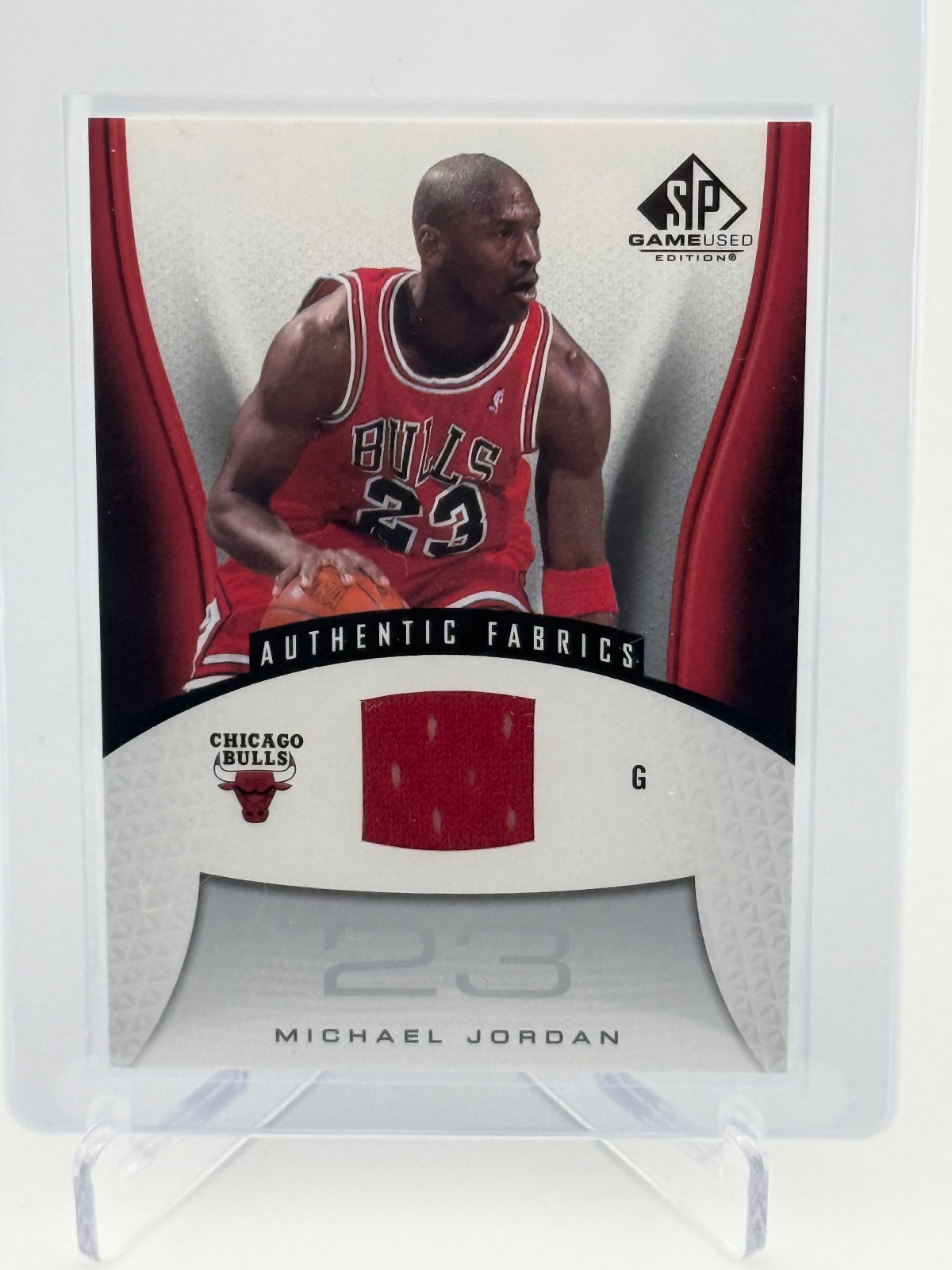 2006-07 Michael Jordan Upper Decksp Game Used Patch #113 Near Mint