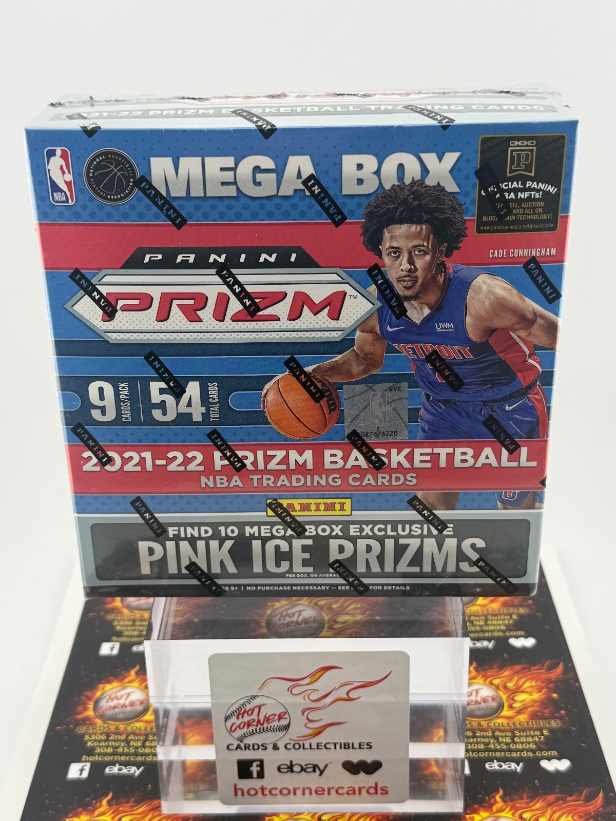 2021 Prizm Pink Ice Exclusive 2021-22 Prizm Pink Ice Exclusive Basketball Mega Box