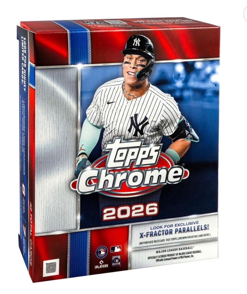 2026 Topps Chrome 2026 Topps Chrome Baseball Mega Box